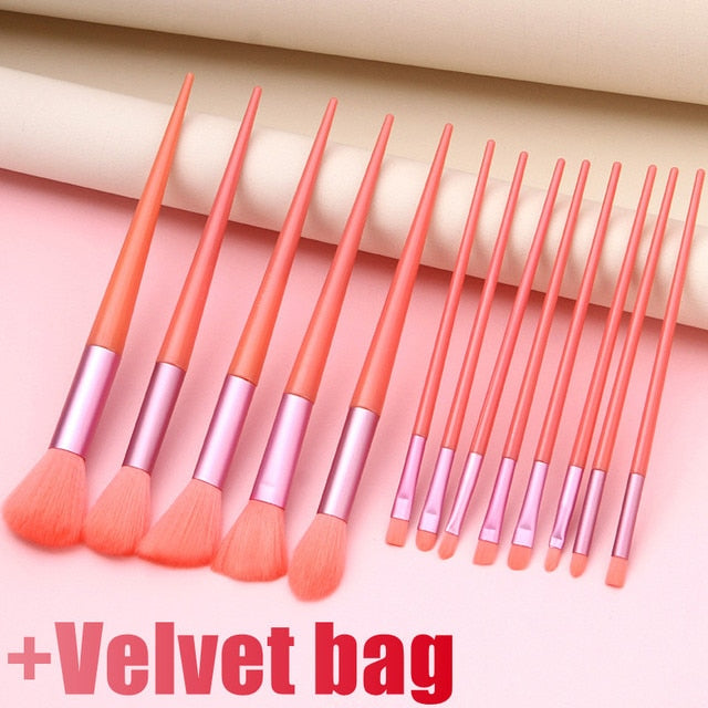 13 Piece Makeup Brush Set