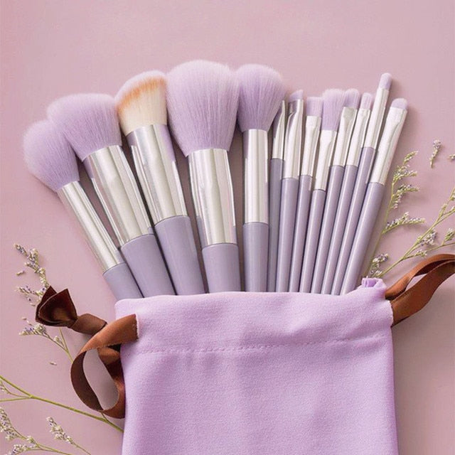 13 Piece Makeup Brush Set