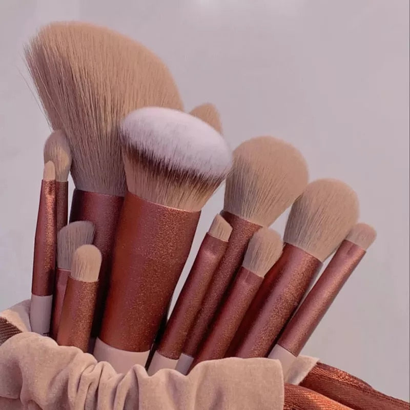 13 Piece Makeup Brush Set