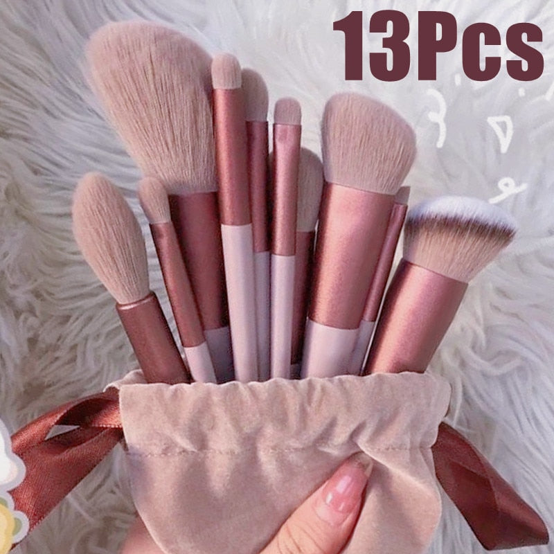 13 Piece Makeup Brush Set